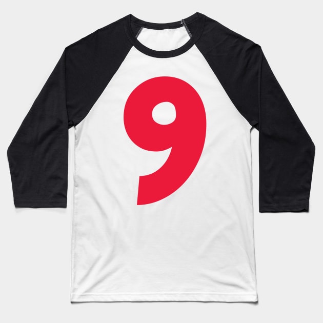 Nikita Mazepin 9 - Driver Number Baseball T-Shirt by GreazyL